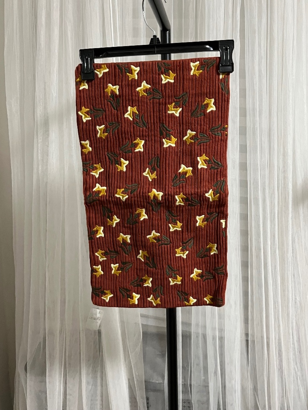 West Elm. Maggie Haddley Tossed Tulib Pillow Cover. Sz. 12"x21".  NWOT